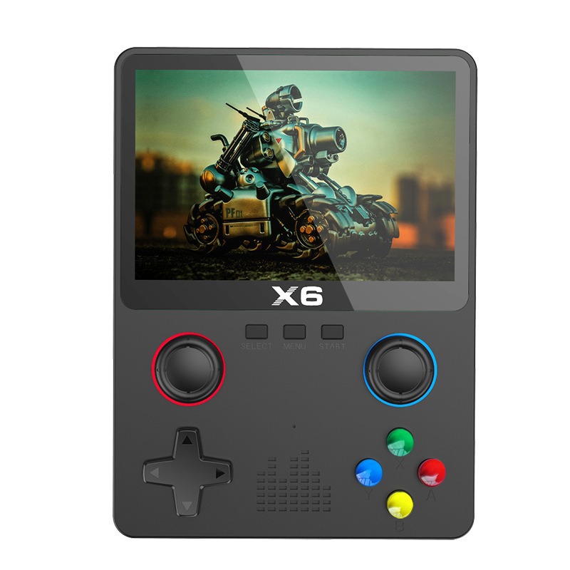 Nueva consola de juegos X6 doble rockero PSP pantalla grande consola de juegos portátil HD X6 consola de juegos