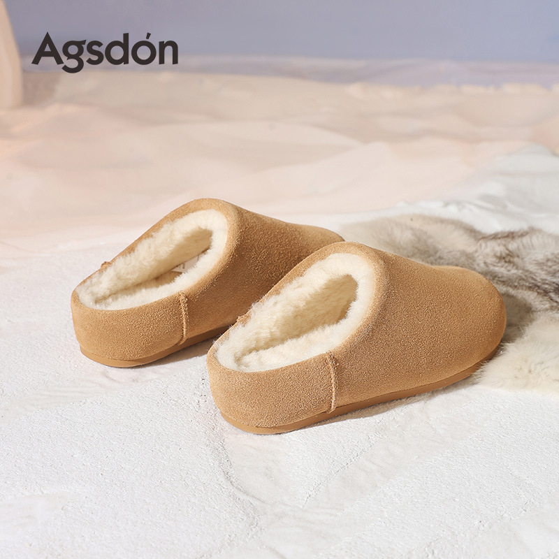 Zapatos Birken de fondo grueso para mujeres 2025 nuevos zapatos de invierno de algodón grueso con suela suave y media zapatilla