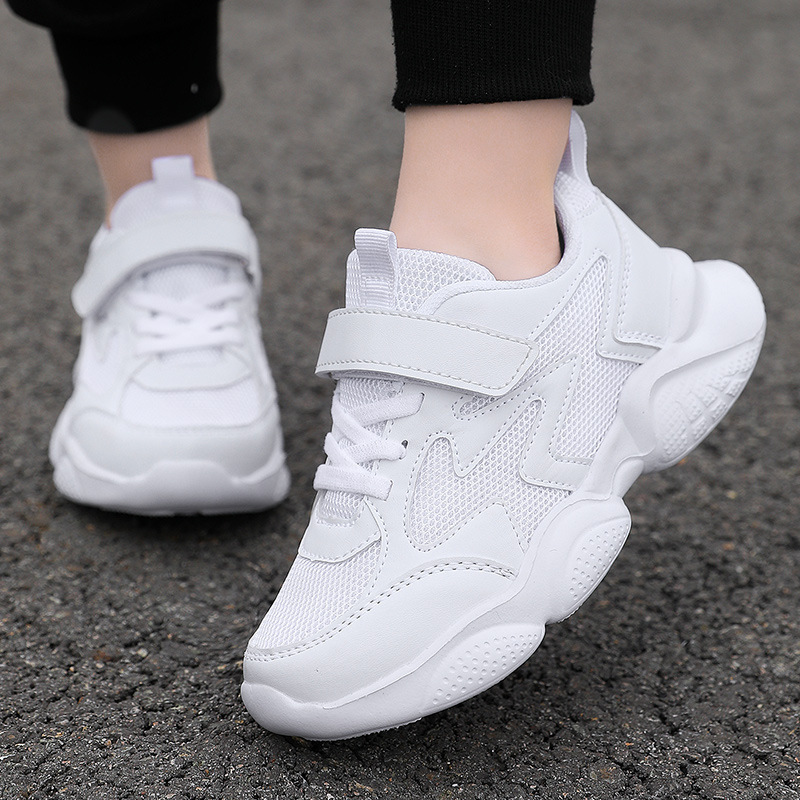 Zapatos para niños zapatos para niños de hombres y mujeres de comercio exterior para correr zapatos para niños blanco al por mayor zapatos para caminar para estudiantes transfronterizos
