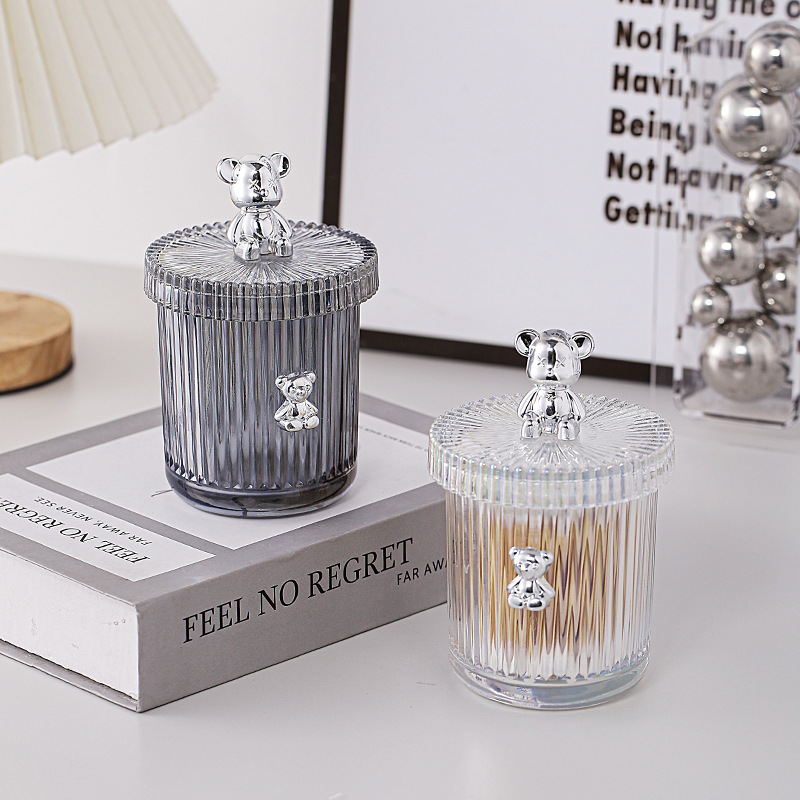 Cotton swab storage box small makeup remover cotton cotton finishing toothpick line box desktop lipstick cosmetics storage box