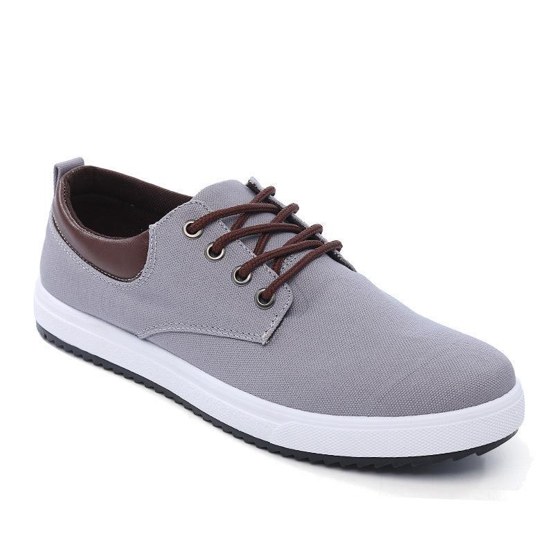 Autumn canvas shoes men casual travel sh...