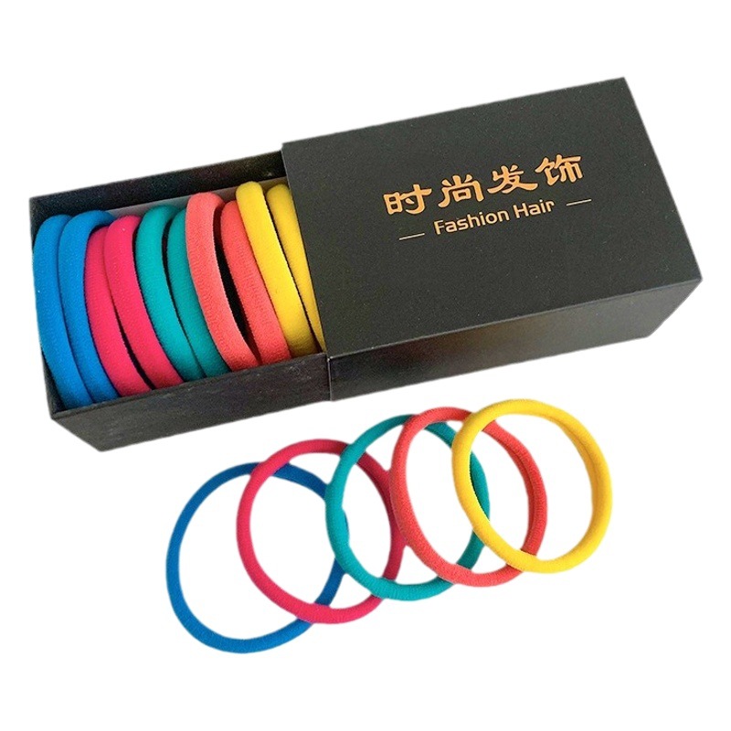 Caja de regalo banda de pelo sin costuras cuerda de pelo 2022 nueva banda de goma lazo de pelo femenino adulto alto elástico cuerda de pelo durable