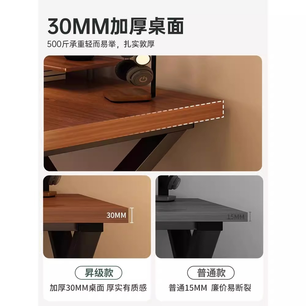 Escritorio de computadora escritorio dormitorio escritorio de oficina en el hogar escritorio de escritorio simple moderna mesa rectangular mesa de deportes electrónicos escritorio simple de estudiantes