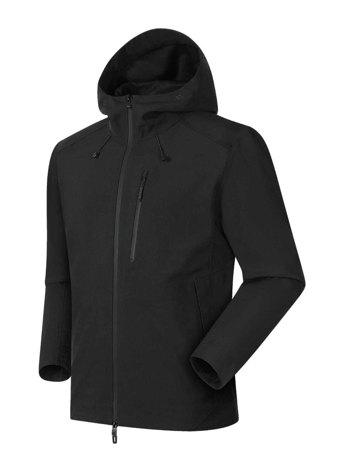 Chaqueta Impermeable con Capucha para Exteriores de Poliéster, A prueba de viento, para Senderismo y Montañismo