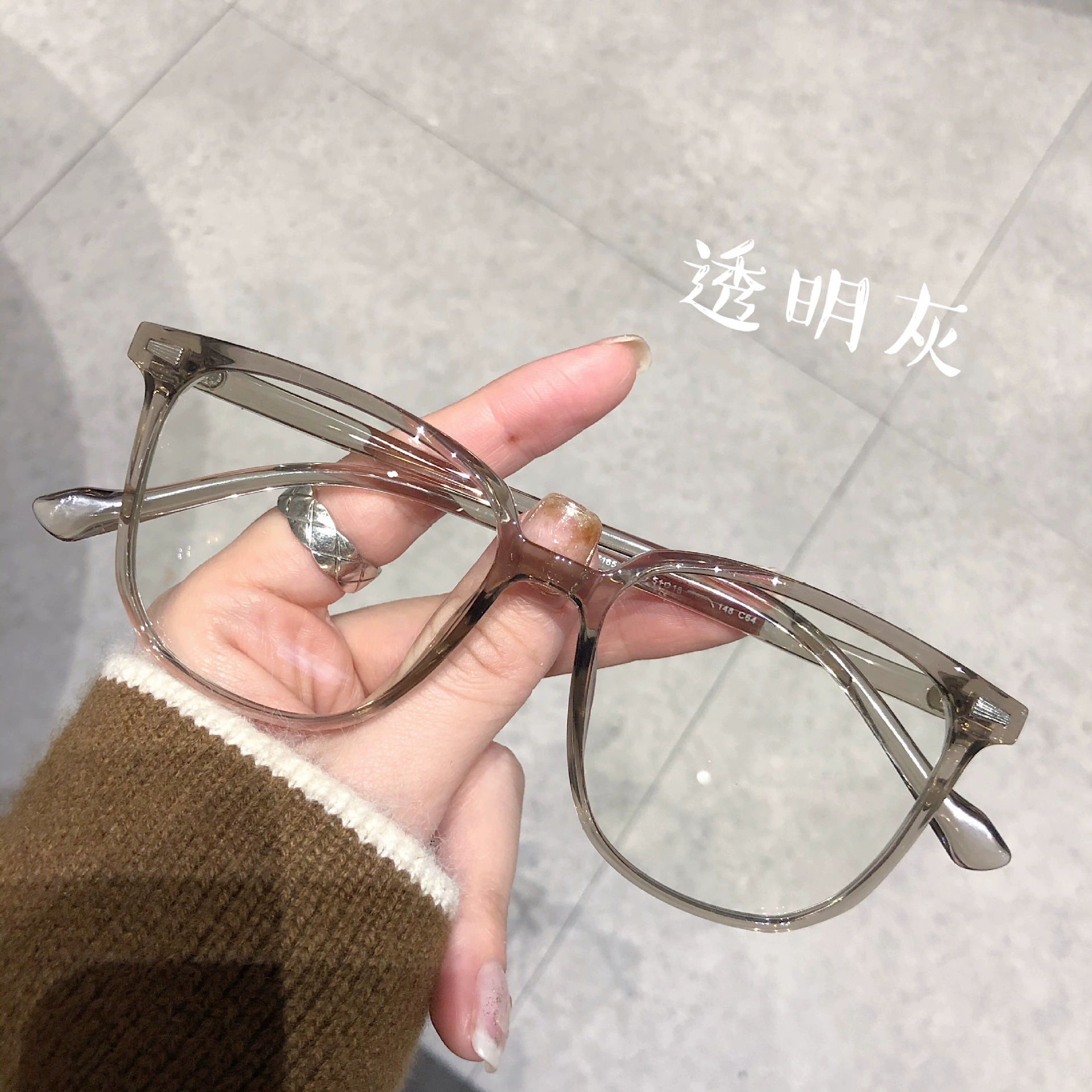 Рамка для очков (Xiaohongshu) TR90 большой сверхлегкой конструкции, заклепка, готова к очкам с рецептом