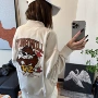 宽松秋季重工休闲棒球服