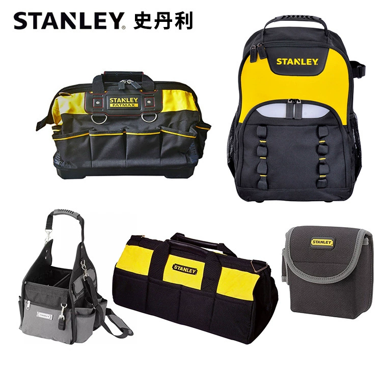 Tool Bag (Stanley) Waterproof Nylon, Tear-Resistant, Multiple Styles & Hard Base Options