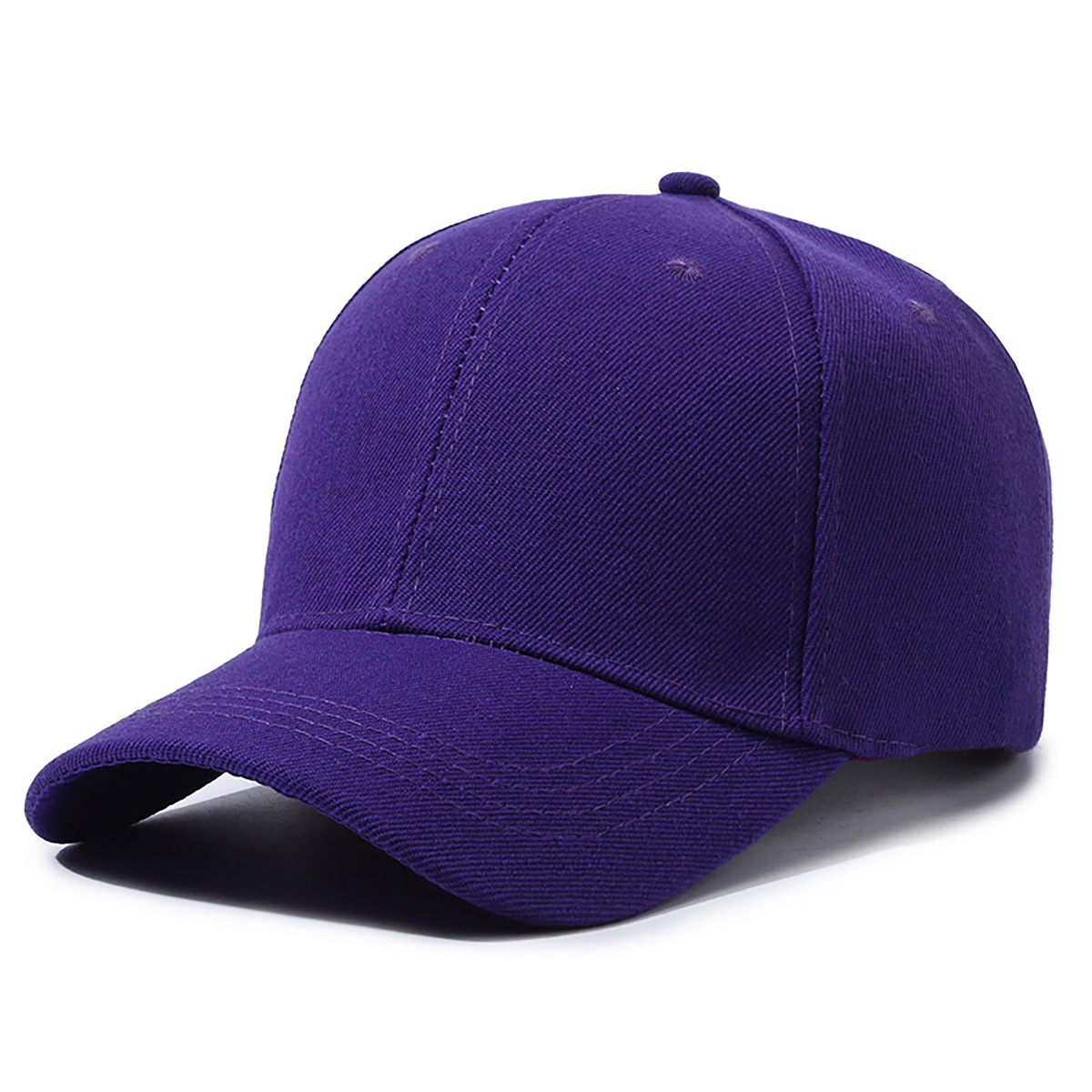 Sombrero de placa de impresión personalizada gorra de béisbol para adultos gorra de trabajo gorra de trabajo gorra de visera de color sólido logo bordado