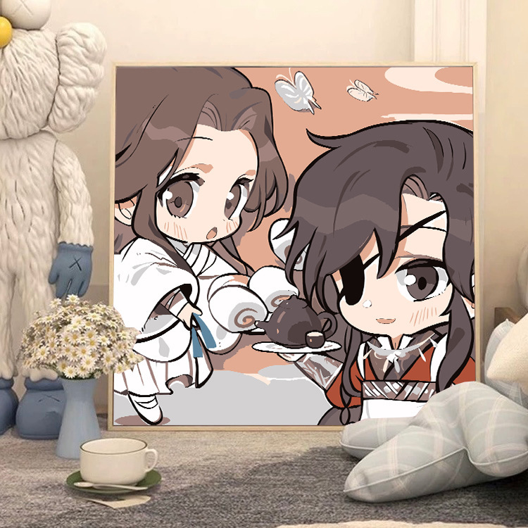 Moaodiantianguan デジタル油絵 diy 手作りデジタル着色漫画アニメーション減圧装飾画メーカー卸売|undefined