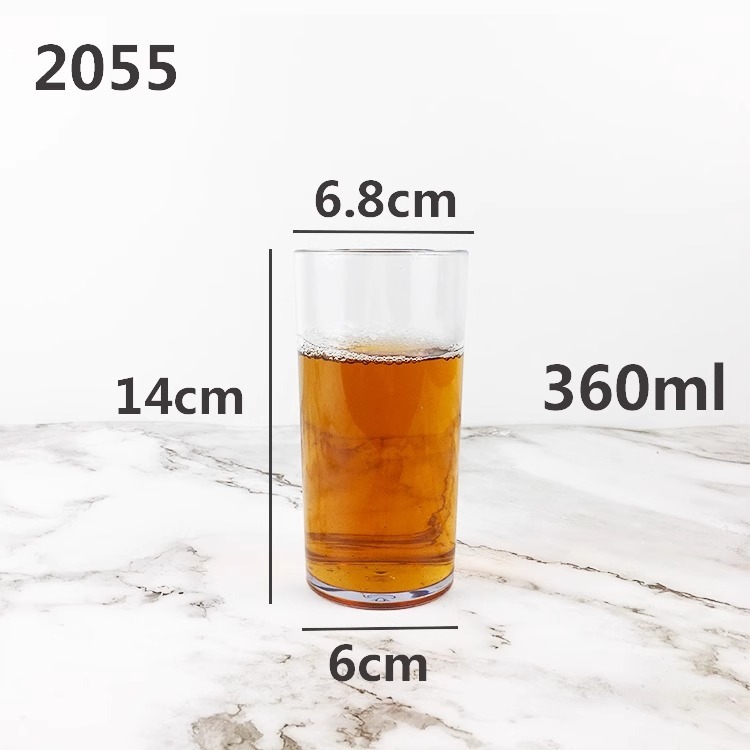 アクリルカップ透明プラスチックストレートカップレストランホテルティーカップ飲料ジュースカップ落下防止商業|undefined
