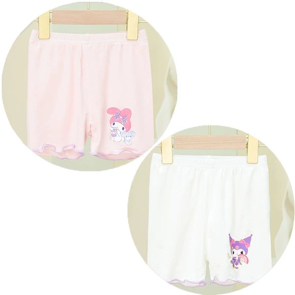 Pink + white safety pants (Melody + Coolomi)