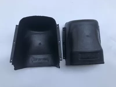 Lid Storage Box Jockey | Motorcycle bumper - two-black-storage-boxes