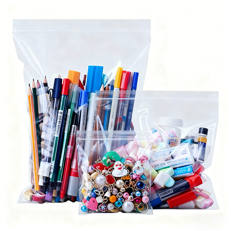 Bolsas autosellables de PP, bolsas de almacenamiento transparentes para artículos antiguos, joyas y accesorios, bolsas de embalaje antioxidantes, a prueba de polvo, a prueba de humedad y resellables.