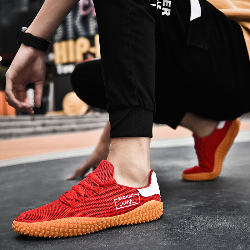 Chaussures décontractées tendance pour hommes surdimensionnées, nouvelles chaussures de course de sport respirantes pour étudiants_voghion.com