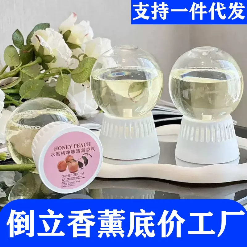 倒置香薰球家用香氛精油卧室内香薰摆件持久留香汽车香水厕所除臭