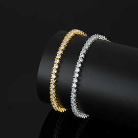 三爪网球单排手链   3mm /4mm/5mm厂家批发 TennisBracelet