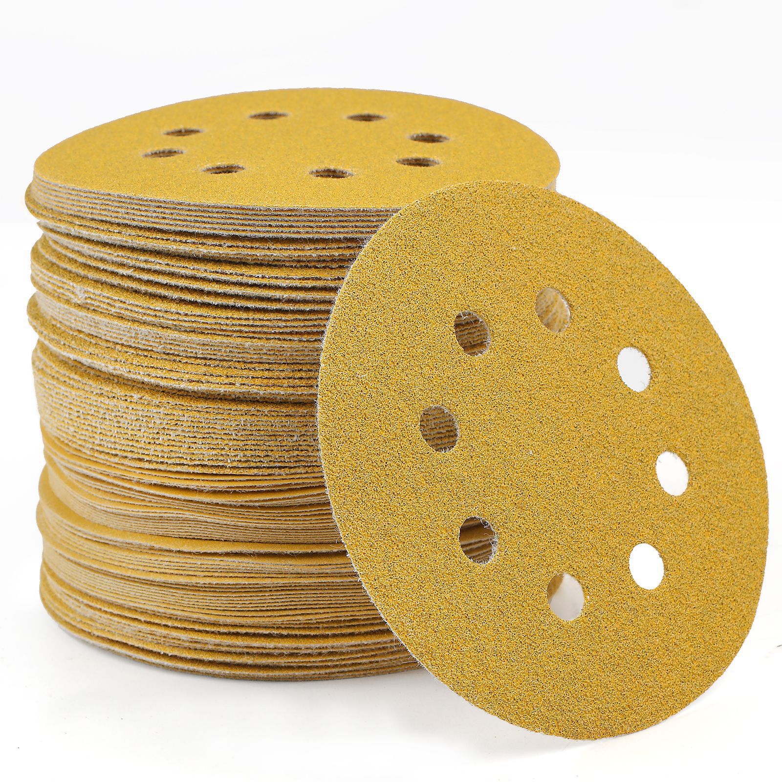 5인치 8홀 샌딩 페이퍼-60#