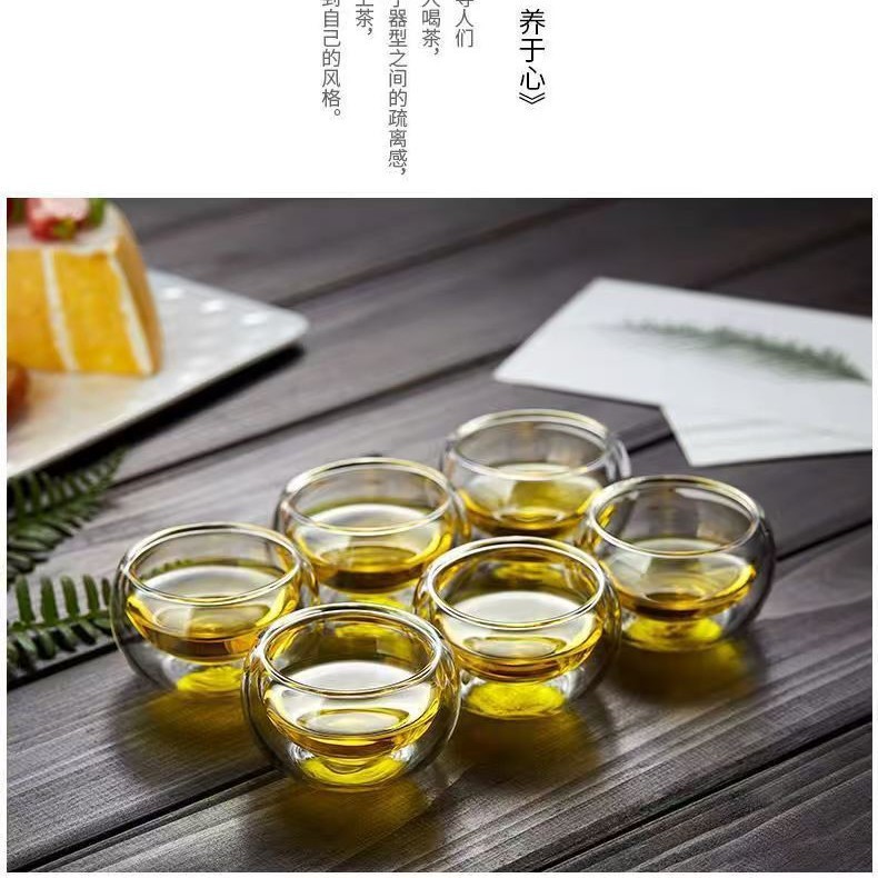 Taza redonda de doble capa 50ml
