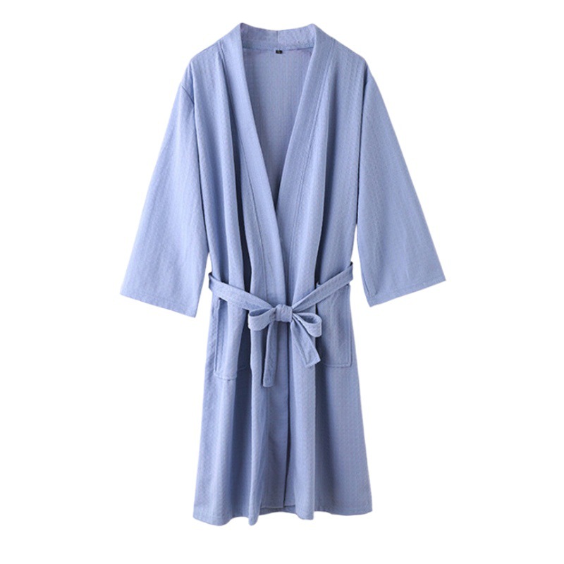 Larga pareja ropa para el hogar Hotel Albornoz Generación de cabello de los hombres Albornoz de baño transfronterizo ropa de sauna camisón delgado de mujer