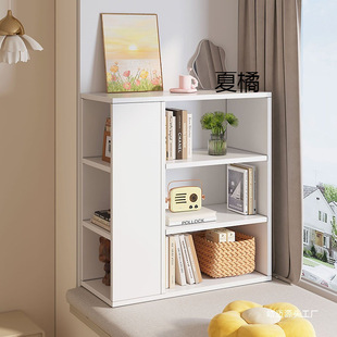 Bay Window Balcony Storage Cabinet Bookcase Tatami Low Cabinet Window Sill Cabinet Storage Rack Bedroom Storage Cabinet Household Utility Cabinet