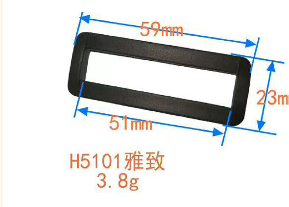 Venta directa de fábrica de hebillas cuadradas de plástico en blanco y negro en stock, hebillas rectangulares, hebillas de dos niveles, hebillas de ajuste para correas, hebillas de plástico a presión.