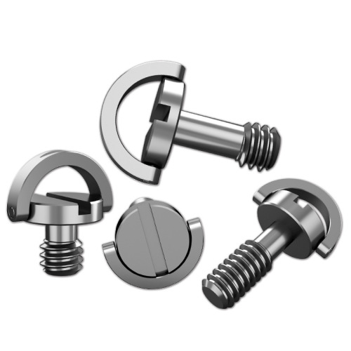 1/4 camera screw, stainless steel flat ring, hand screw, pan/tilt quick release plate, camera quick release screw, C ring