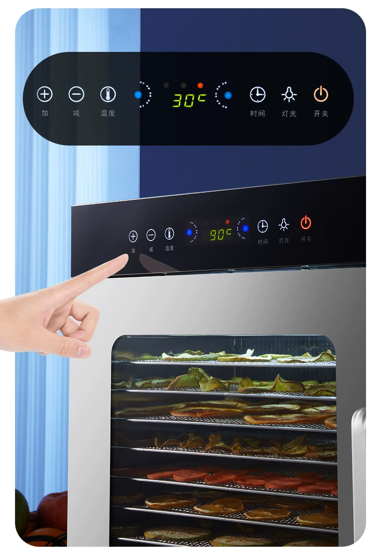 Сушильный аппарат для еды, закусок для животных, фруктов, фруктов, мяса, отельная еда