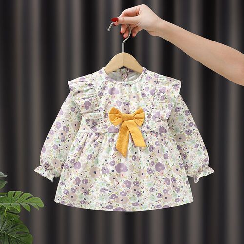 Baby Autumn/Winter Protective Waterproof and Stain-Resistant Apron for Eating, Baby Bib, Non-Fussy Outerwear Children's Cover-Up Clothing