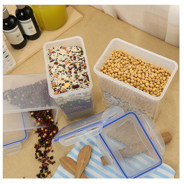 Gepai fábrica 800ml cuadrado crisper plástico PP microondas calefacción sellado alimentos crisper al por mayor