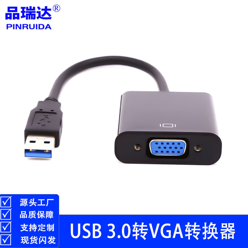 USB 3,0 a VGA convertidor USB 3,0 a VGA adaptador hembra cable adaptador convertidor puede ser fijo