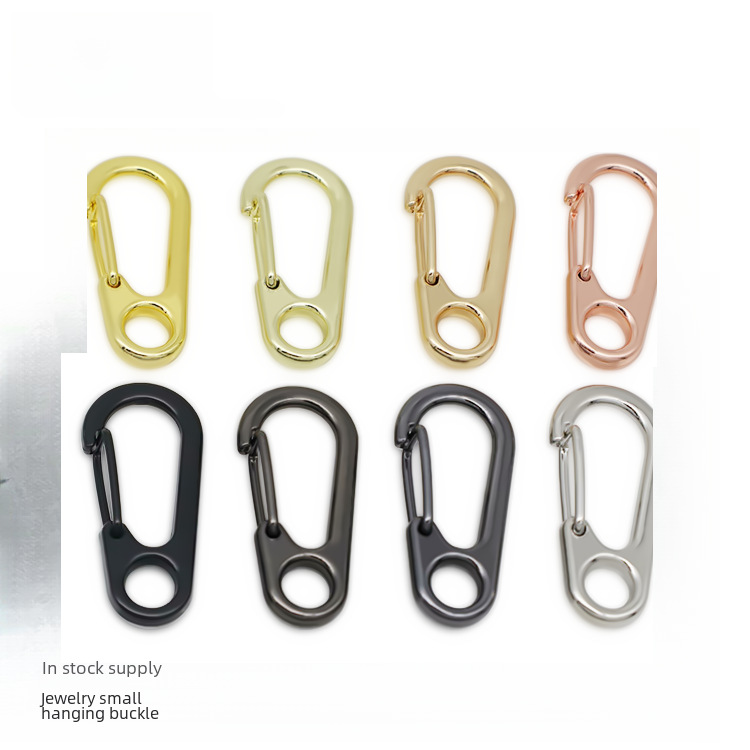 Electroplated Galvanized Alloy Black Mini Jewelry Buckle Electroplated...