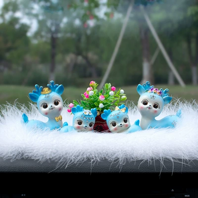 perfume seat cute car decoration | Perfplant seat - lu-dad-lu-ma-2-baby-wool-pad-fortune-fruit