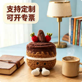 巧克力蛋糕jelly蛋糕系列玩偶生日礼物生日蛋糕文创解压桌面摆件