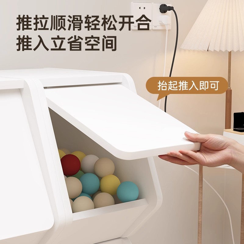 Gabinete de almacenamiento de juguetes de bocadillos creativo de combinación libre Gabinete DIY sala de estar sofá gabinete de cabezal de cama armario de madera maciza