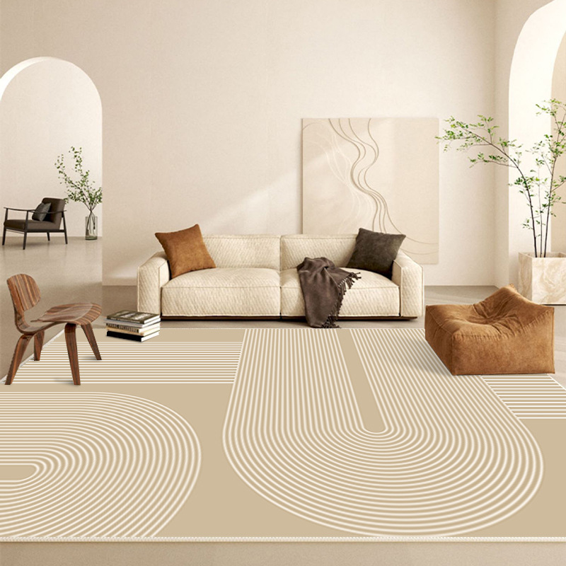 日式侘寂風地毯家用客廳沙發茶几墊臥室滿鋪床邊毯極簡裝飾地毯