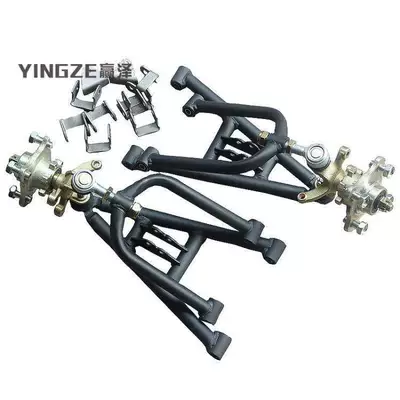 Motorcycle frame Lower Swing Arm Assembly, Self-Made - rock-arm-lifting-lugs-steering-flange-diagonal-10