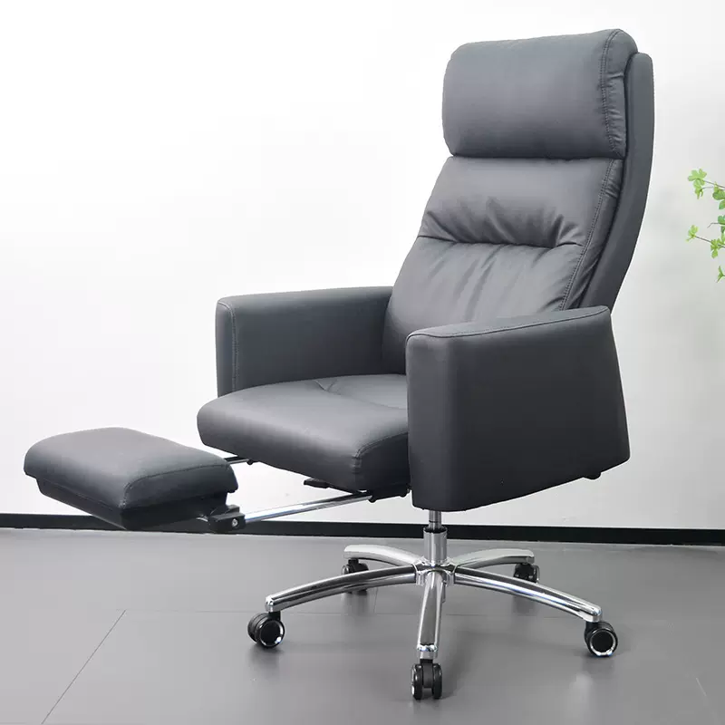 时尚可躺老板椅经理办公椅简约现代家用电脑转椅午休皮椅久坐不累