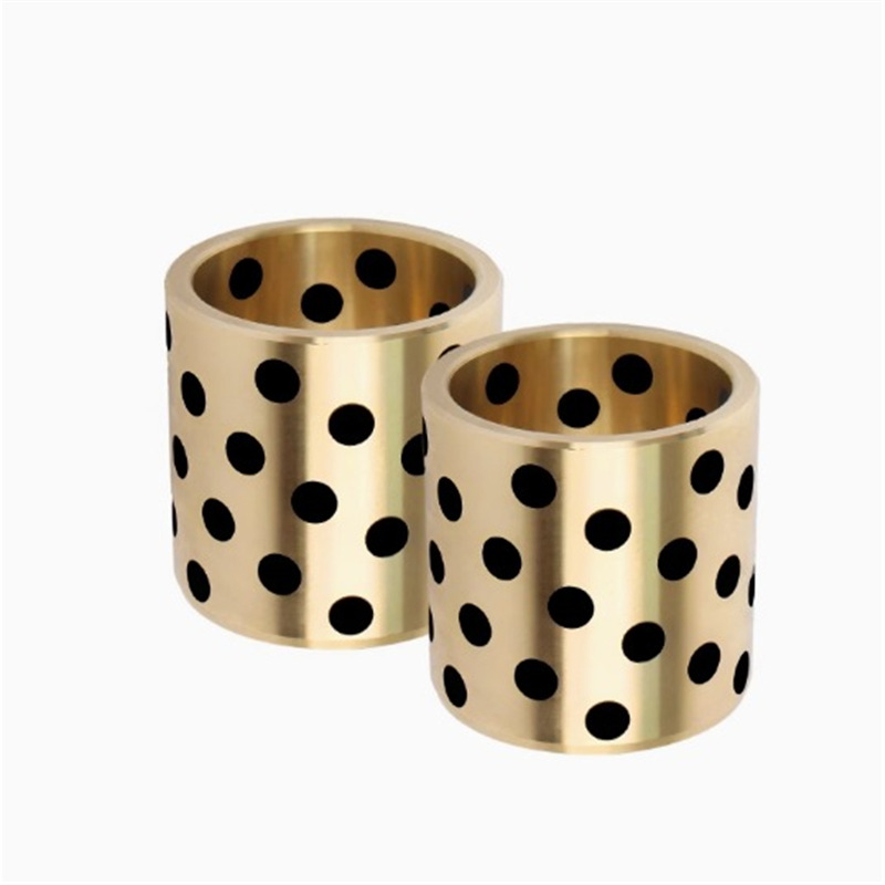 内径32mm石墨铜套自润滑无油铜衬套轴承耐磨高力黄铜直线滑动轴套