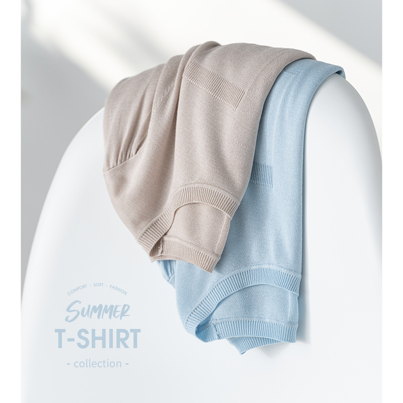 Knitted silk thin sweater