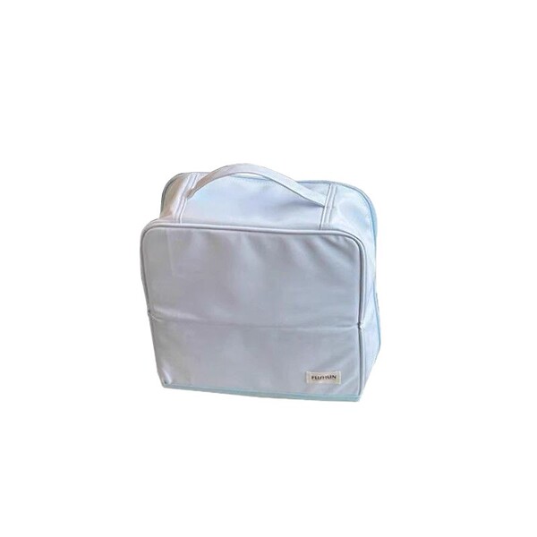 Capacious cosmetic bag