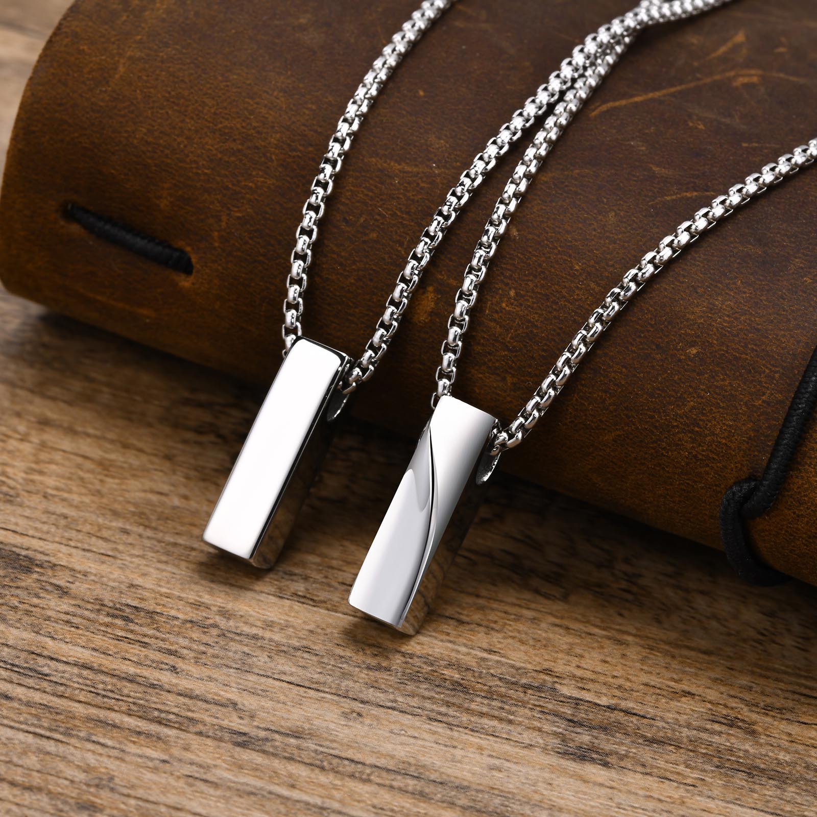 9g Weight Pendant Jewelry Making Type 304 Stainless Steel Chain Material 1 Piece Quantity Party, Street Occasion 304 Stainless Steel Material Geometric Pattern All Seasons Season Men's Gender Plating Design Simple Style, Classic Style Style Simple Style Classic Style Geometric 304 Stainless Steel Plating Men's Men Pendant Necklaces 3