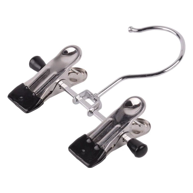 Amazon многофункциональная металлическая вешалка из нержавеющей стали брюки вешалка для одежды нескользящая сушка вешалка для оптовых продаж