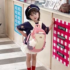 超軽量滑り止め小中学生かばんかわいい人形女の子ランドセルアウトドアキャンプ男の子ハイキングバックパック新しい