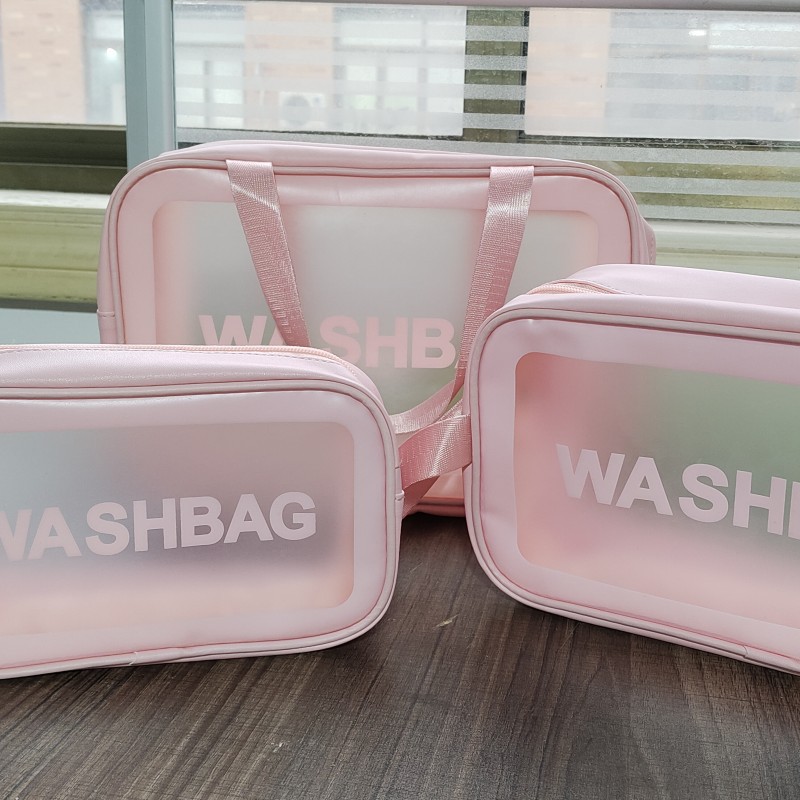 Nuevo ins Internet celebridad PVC bolsa de lavado impermeable bolsa de cosméticos de gran capacidad bolsa de almacenamiento de viaje transparente fabricante bolsa de baño