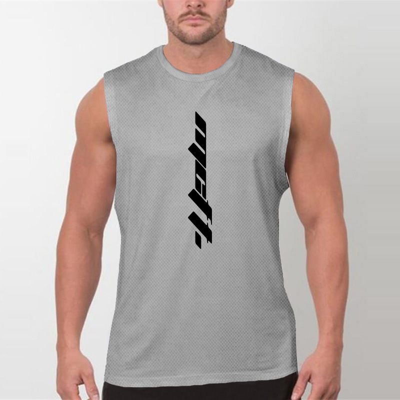 Sports Quick-drying Vest Trendy Brand Ins Gym Loose Muscle Men's Running Distinctive Thin Summer Sleeveless T-shirt