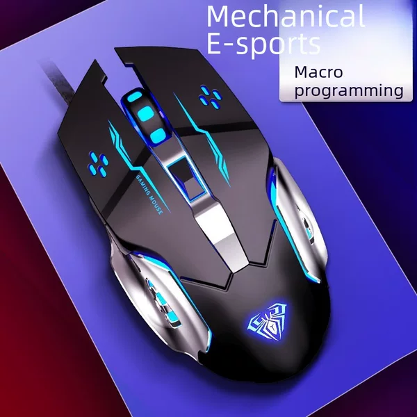 Tarantula S20 metal game weighted mouse usb wired desktop laptop competing chicken cclol glow