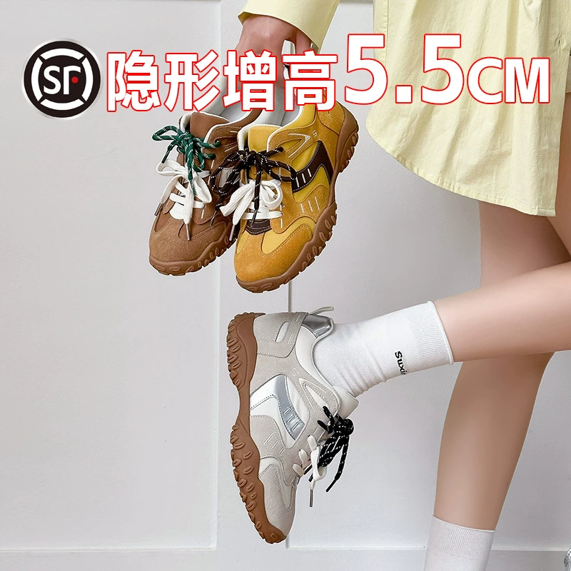 Винтажные шнурки для верхней обуви Повседневная спортивная морали обувь женская весна 2025 новый арганд обувь