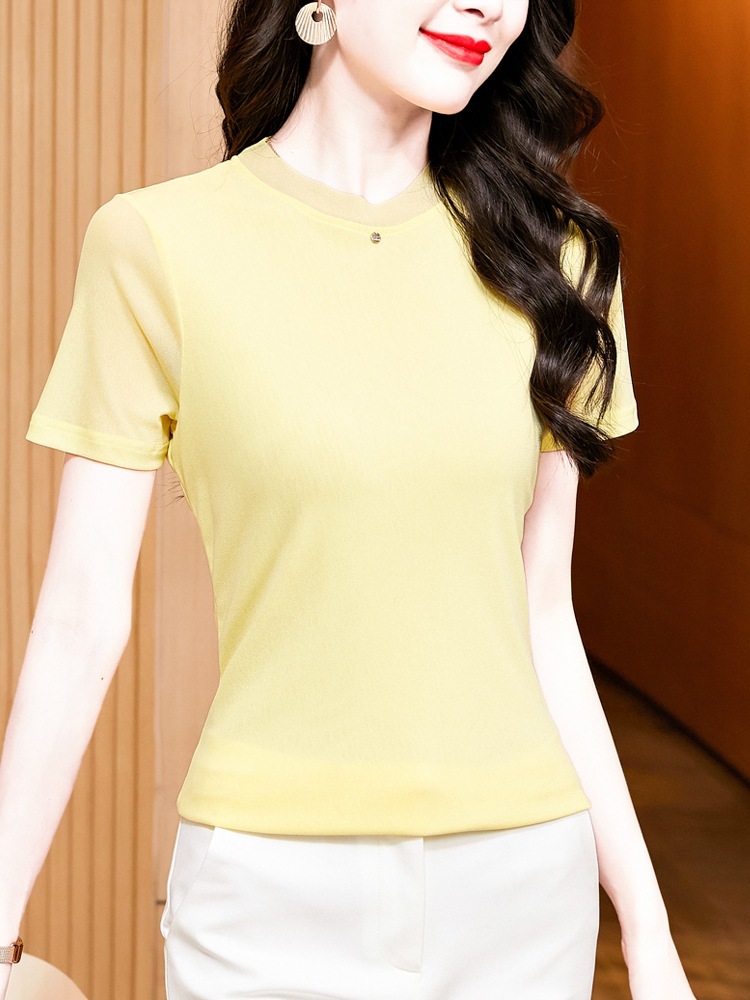 노란색