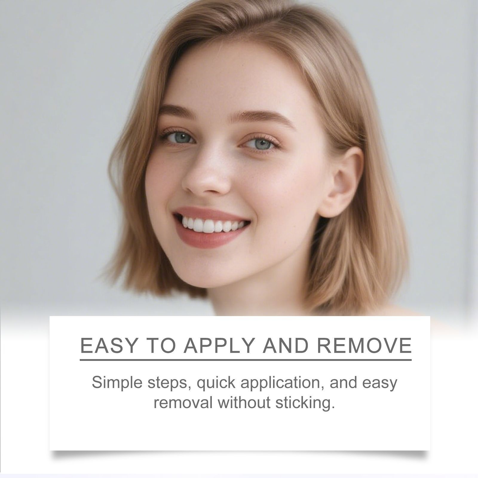 Bandes blanchissantes pour les dents Purple Shine, format portable, usage quotidien à domicile, produit d'hygiène bucco-dentaire facile à utiliser_voghion.com