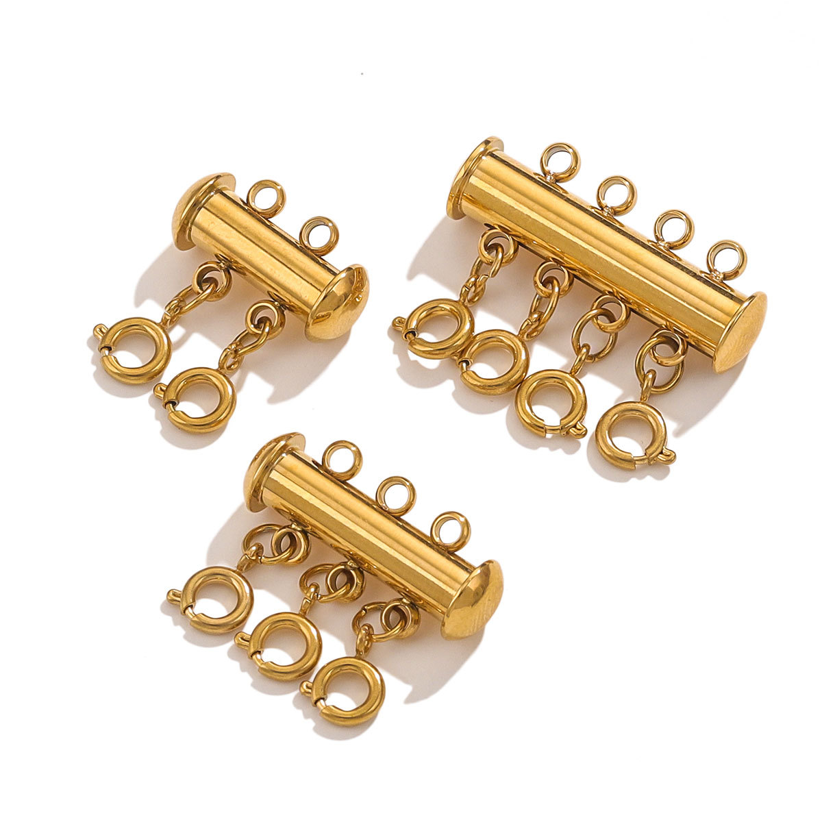 20*19.5MM Jewelry Making Size 1 Piece 20*19.5MM 304 Stainless Steel Geometric Jewelry Buckle Lobster Clasp Jewelry Accessories